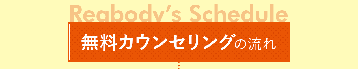 無料カウンセリングの流れ